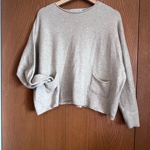 Cozy Beige Crew Neck Sweater